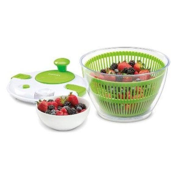 Cuisinart Green and White 5qt Salad Spinner - Picture 2 of 4